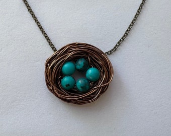 Mother Bird Nest Necklace - 5
