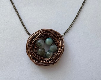 Mother Bird Nest Necklace - 5
