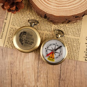 Engrave Functional Compass Personalized, God Navigation Compass Gift For Men, Catholic Confirmation Gift, Personalized Gift, Baptism Gifts