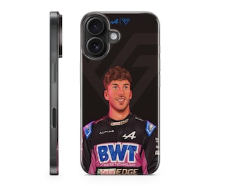 Pierre Gasly Phone Case Formula 1 Phone Cover for iPhone 16 Pro Max 15 14 13 12 11 X 8 7 6 Samsung S25 Ultra S24 S23 S22 S21 S20 FE