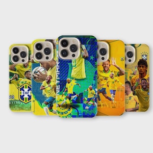 Neymar Telefoon Case Brazilië Neymar Jr Telefoon Cover voor iPhone 16 Pro Max 15 14 13 12 11X8 7 6 Samsung S25 Ultra S24 S23 S22 S21 S20 FE A16 A56