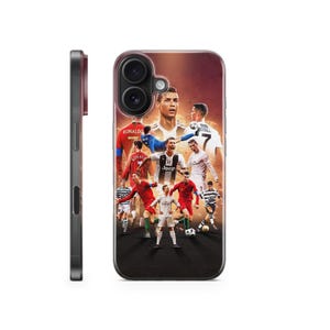 Cristiano Ronaldo Phone Case CR7 Phone Cover for iPhone 16 Pro Max 15 14 13 12 11 X 8 7 6 Samsung S25 Ultra S24 S23 S22 S21 S20 FE