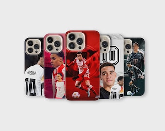 Jamal Musiala Phone Case Germany Musiala Phone Cover for iPhone 16 Pro Max 15 14 13 12 11 X 8 7 6 Samsung S25 Ultra S24 S23 S22 S21 S20 FE