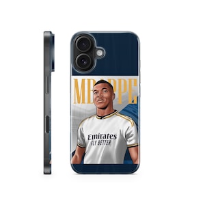 Kylian Mbappe Phone Case Mbappe Phone Cover for iPhone 16 Pro Max 15 14 13 12 11 X 8 7 6 Samsung S25 Ultra S24 S23 S22 S21 S20 FE
