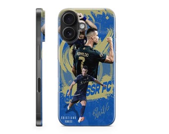 Coque de téléphone Cristiano Ronaldo CR7 housse de téléphone pour iPhone 16 Pro Max 15 14 13 12 11X8 7 6 Samsung S25 Ultra S24 S23 S22 S21 S20 FE