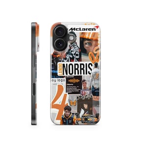 Coque de téléphone Lando Norris formule 1 housse de téléphone pour iphone 16 Pro Max 15 14 13 12 11X8 7 6 Samsung S25 Ultra S24 S23 S22 S21 S20 FE