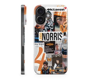 Lando Norris Phone Case Formula 1 Phone Cover for iPhone 17 Pro Max 16 15 14 13 12 11 X 8 7 6 Samsung S26 Ultra S25 S24 S23 S22 S21 S20 FE