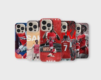 Bukayo Saka Phone Case Football Lover Cover for iPhone 17 Pro Max 16 15 14 13 12 11 X 8 7 6 Samsung S26 Ultra S25 S24 S23 S22 S21 S20 FE