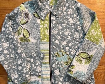 Floral Handmade Quilted Jacket