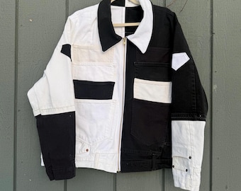 Yin Yang Denim Upcycled Jacket