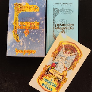 I Tarocchi Delle Stelle - La Forza Celeste. Original. Os cartões são novos na embalagem. Tamanho 8,5*15sm