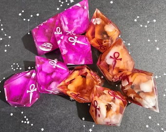 Handmade Vampire The Masquerade Dice Set (10 Piece Dice)