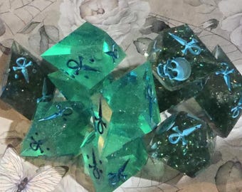 Handmade Resin Dice Set: Vampire The Masquerade, DND