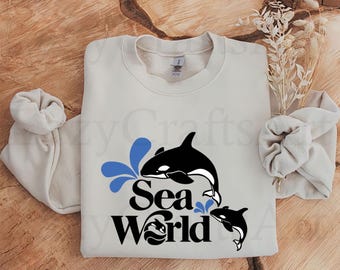 Sea World Whale SVG: Family Vacation Squad Files (Digital Download)