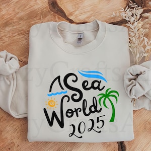 Sea World 2025 Summer Vacation SVG Files (Digital Download)
