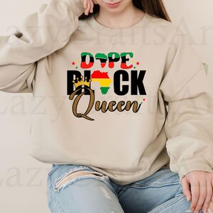 Dope Black Queen Png, Juneteenth Png, 1865 Juneteenth Png, Schwarze Geschichtskarte Png, Afroamerikaner Png, Schwarze Leben Materie Png, Melanin Png