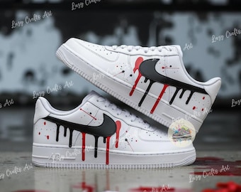 ドリッピングペイント エアフォース1 カスタムスニーカー - Etsy 日本