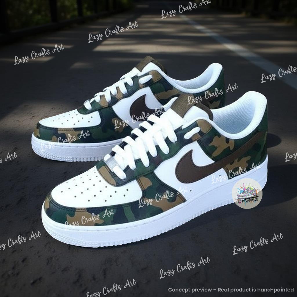 Camo Nike Shoes - Etsy display picture 2