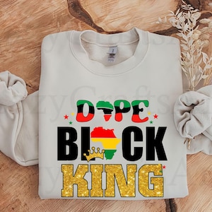 Dope Black King Png, Juneteenth Png, 1865 Juneteenth Png, Schwarze Geschichtskarte Png, Afroamerikaner Png, Schwarze Leben Materie Png, Melanin Png