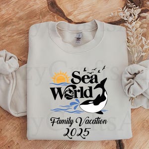 Sea World Family Vacation 2025 SVG Bundle (Digital Download)
