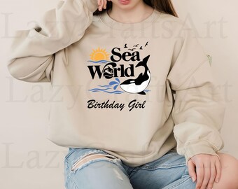 Sea World Birthday Girl SVG: Summer Adventure Files (Digital Download)