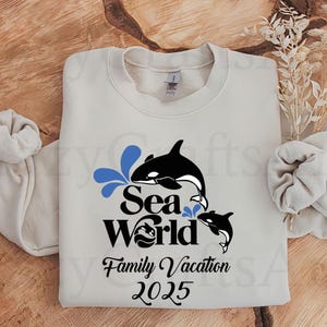 Sea World Family Vacation 2025 Svg, Sea World Adventure Svg, Sea World Svg, Summer Svg, Sea World Family Svg, Sea World Vacation Svg Files