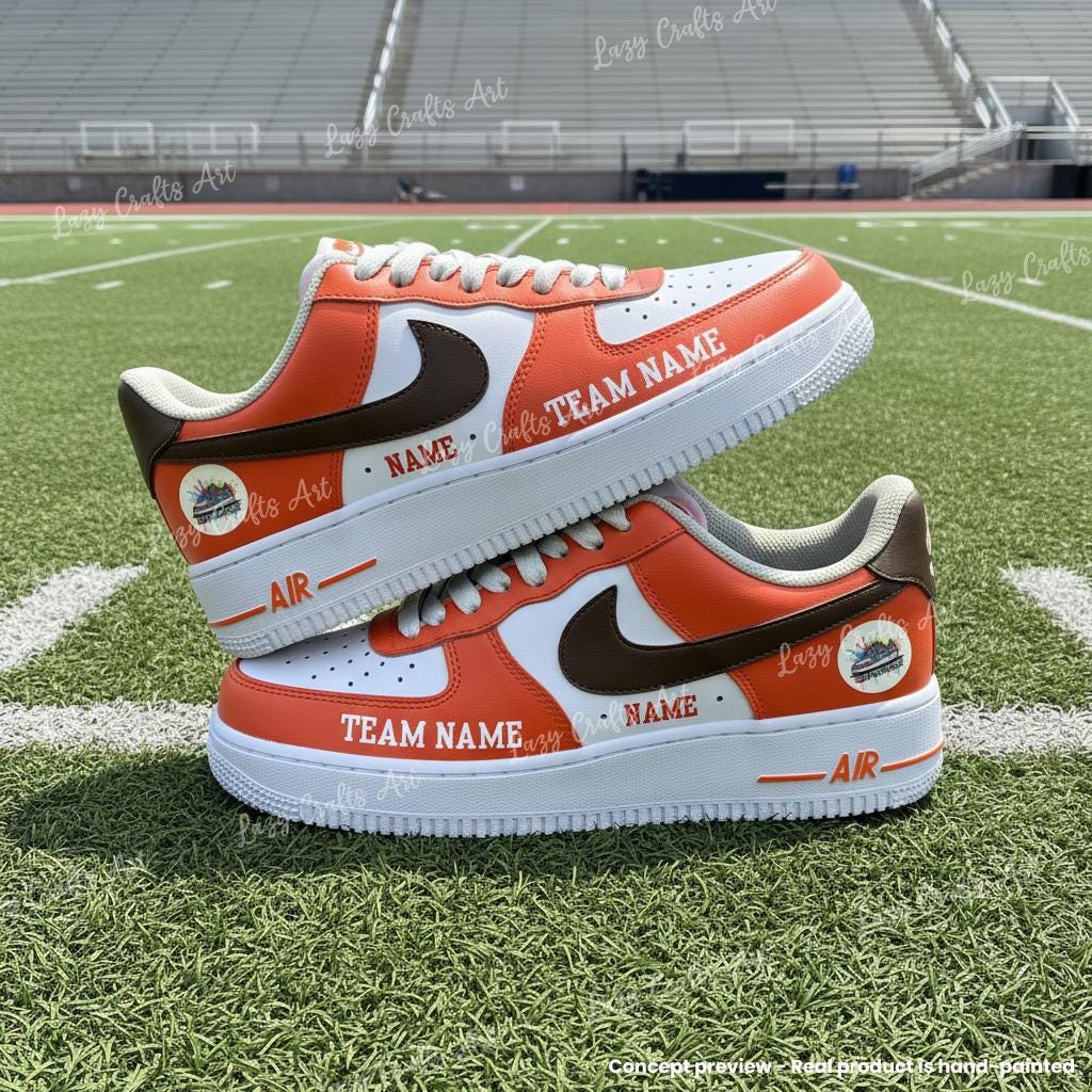Cleveland Browns Sneakers - Etsy