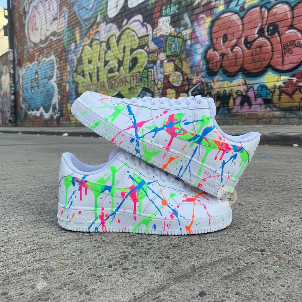 Splatter Paint Shoes - Etsy
