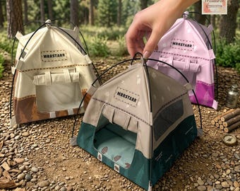 Tienda de campaña en miniatura - Escala 1/6 o 1/12. Equipamiento para exteriores para casas de muñecas, dioramas y coleccionables. 5 colores disponibles.
