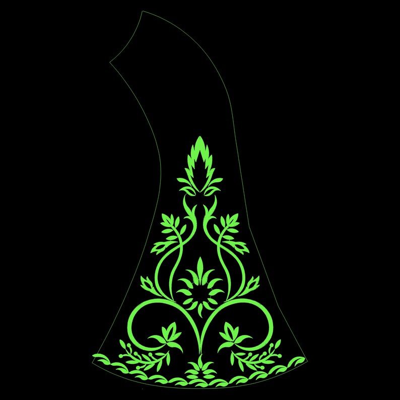 6-Piece Algerian Karakou Embroidery Design – Traditional Motif Digital Machine Files (Instant Download) image 7