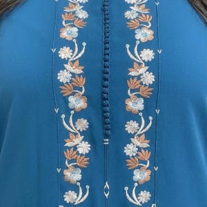 Moroccan Djellaba Embroidery Design - Hand-Digitized Chest & Sleeve Motif - Professional Machine Embroidery File image 6