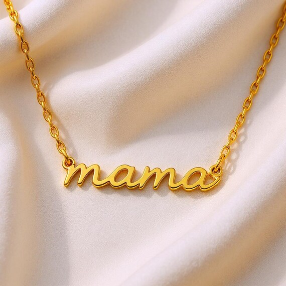 Mama Name Necklace, Mother Name Necklace, Mothers Day Necklace