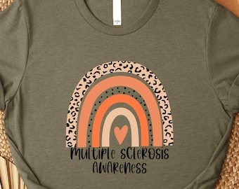 Multiple Sclerosis Awareness Shirt, In March We Wear Orange Sweatshirt, Multiple Sclerosis Warrior Shirt, Orange Ribbon Shirt, Support Shirt