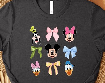 Mickey And Friends Sweatshirt, Minnie Coquette Bow Shirt, Disneyworld Hoodie, Pluto Daisy Donald Shirt, Disneyland Family Trip Shirt
