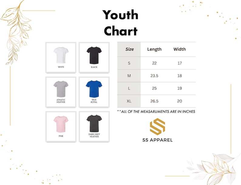 a white and black shirt with different colors and sizes