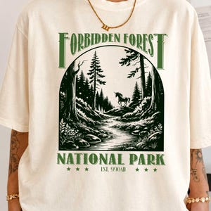 Forbidden Forest National Park Shirt, Fantasy Forest Graphic Tee, Enchanted Forest Hoodie, Cottagecore Sweatshirt, Comfort Colors Tee