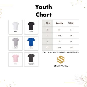 a white and black shirt with different colors and sizes
