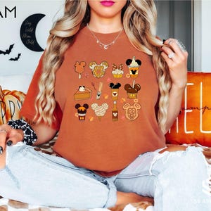 Disney Snacks Thanksgiving Shirt, Fall Shirt, Disney Cookie Shirt, Thankful Mickey Sweatshirt, These Are A Few Of My Favorite Things Shirt