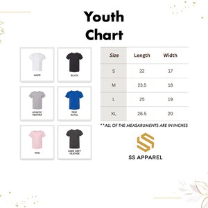 a white and black shirt with different colors and sizes
