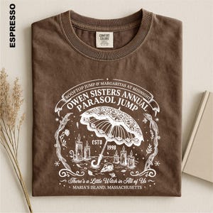 Owens Sisters Annual Parasol Jump Comfort Colors Shirt, Practical Magic Witch Tee, Midnight Margaritas, 90s Movie Fan Gift Sweater bild 6