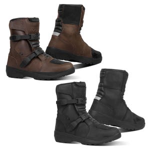 NIEUWE handgemaakte motor/Cycle Raxid Basta V2 lederen waterdichte avonturenlaarzen/schoenen bruin voor mannen en vrouwen CE 2 goedgekeurd