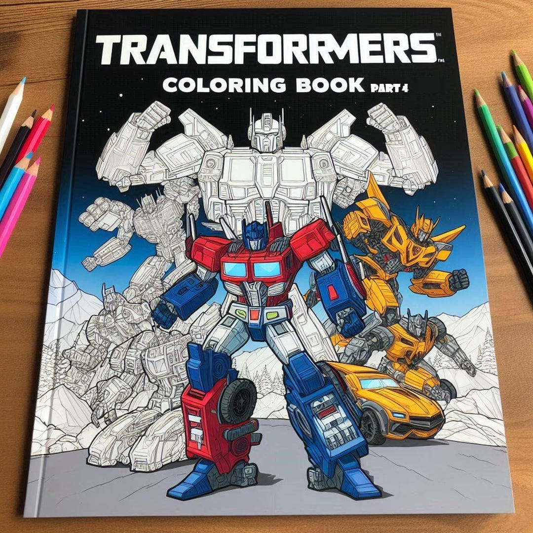 Transformers Coloring Page Math Transformers Coloring Pages: Fun and Educational Activity, Printable ...