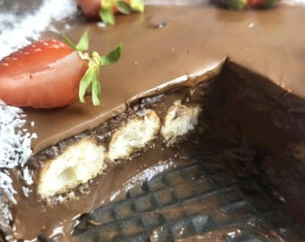 Recept på chokladdessert utan bakning | Snabb och enkel sötsak | Minimalt med ingredienser | Direktnedladdning | Nybörjarbakning