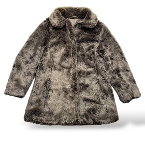 Vintage Faux Fur Coat W67 Women’s Size M