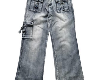 パンツ Rare 00s y2k Brush bleach flare denim Rare 00s y2k Brush bleach flare denim - メルカリ