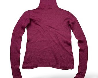 Vintage Cropped Mesh Sweater W405 Women's Size M