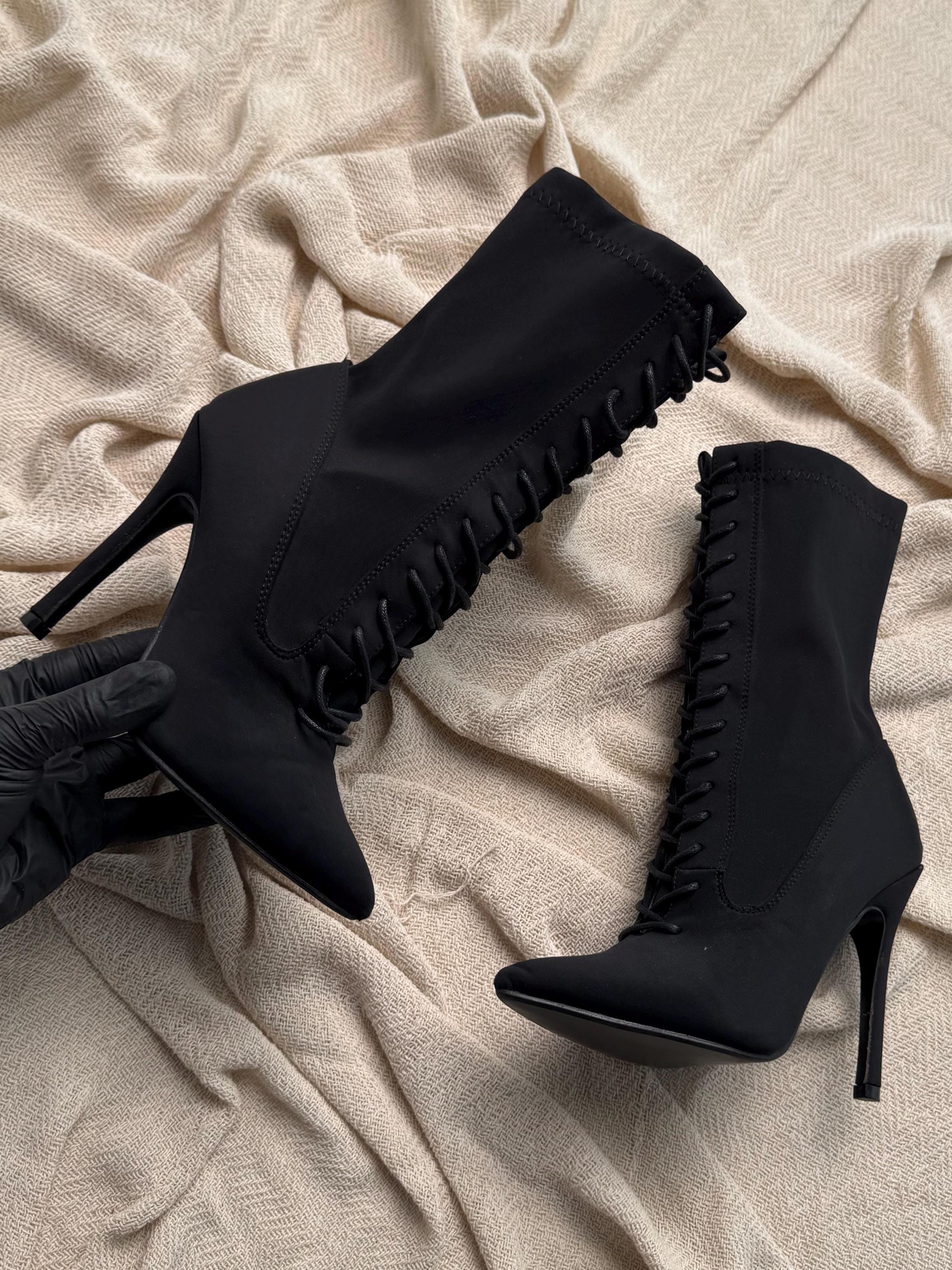 Y2k Stiletto Boots - Etsy