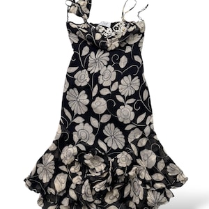 Vintage Silk Dress W420 Women&#39;s Size M