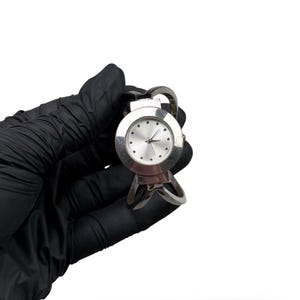 Vintage Futuristic Metal Watch W416 Women&#39;s Size One Size