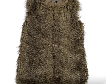 50's 60's ビンテージ ファーベスト 美品 50's 60's ビンテージ ファーベスト 美品 ap retro ベスト ジレ